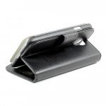 Wholesale Samsung Galaxy S4 Simple Flip Leather Wallet Case with Stand (Black)